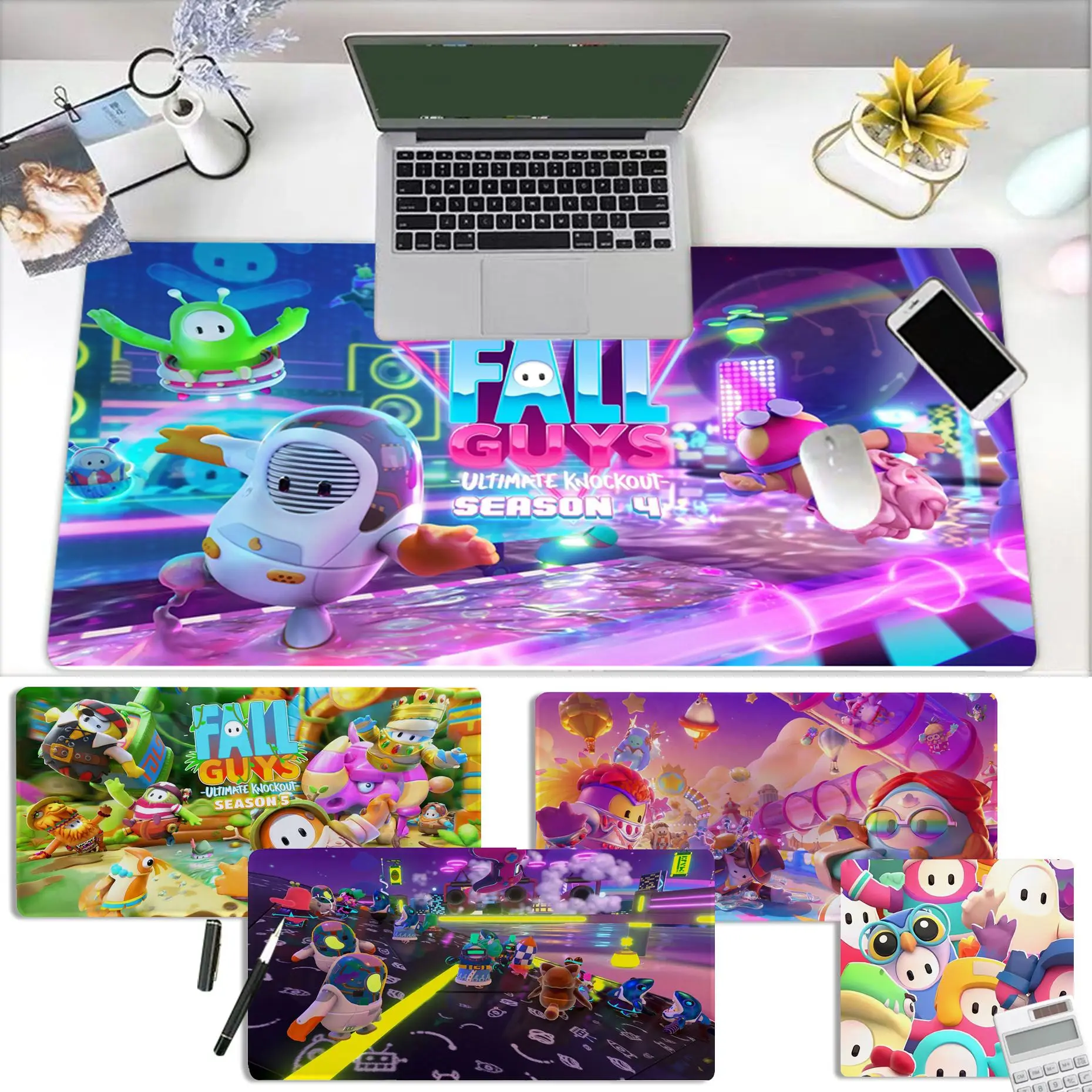 

MINISO F-Fall Game Guys Mousepad My Favorite Office Mice Gamer Soft Mouse Pad Size for Game Keyboard Pad