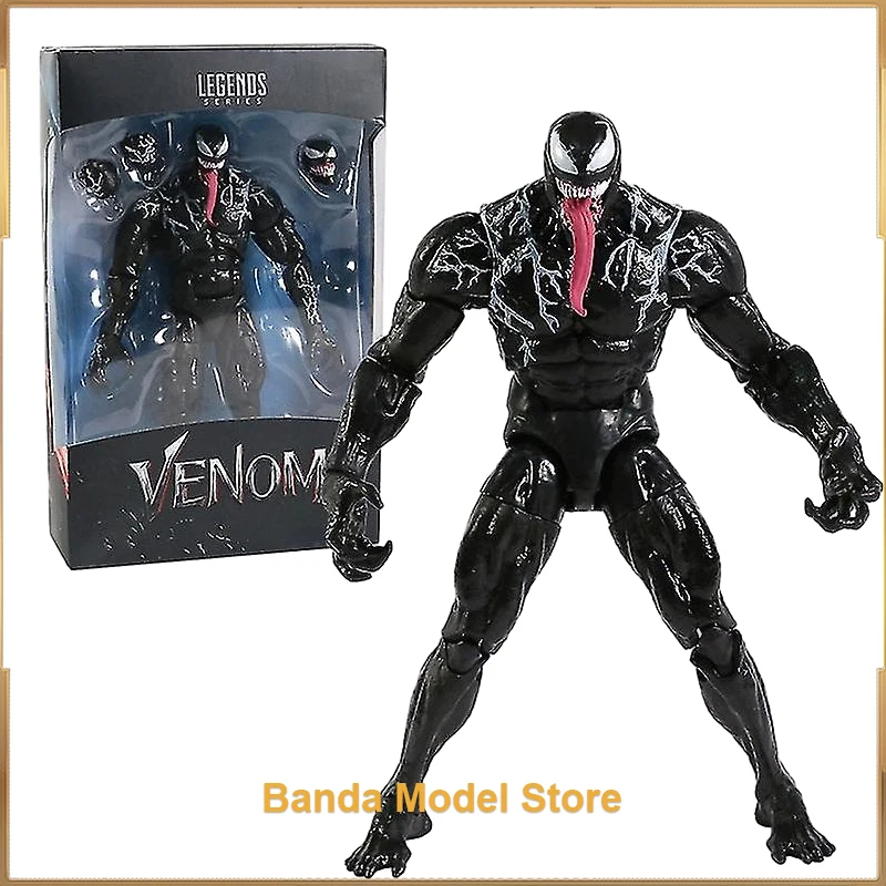 

In Stock Original Disney Marvel Legends Series Spiderman 7Inch Venom PVC Action Figure Model Collection Limited Gift Toys