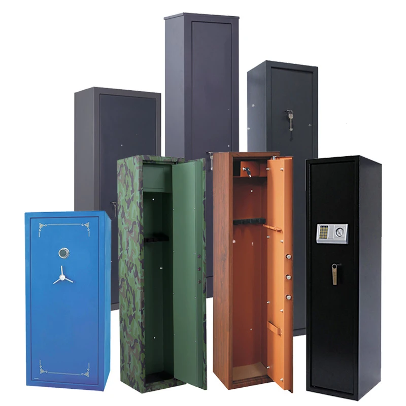 2023 OEM Biometric Fingerprint Mechanical Digital Electronic Drawer Ammo Box Sliding Door Gun Safe