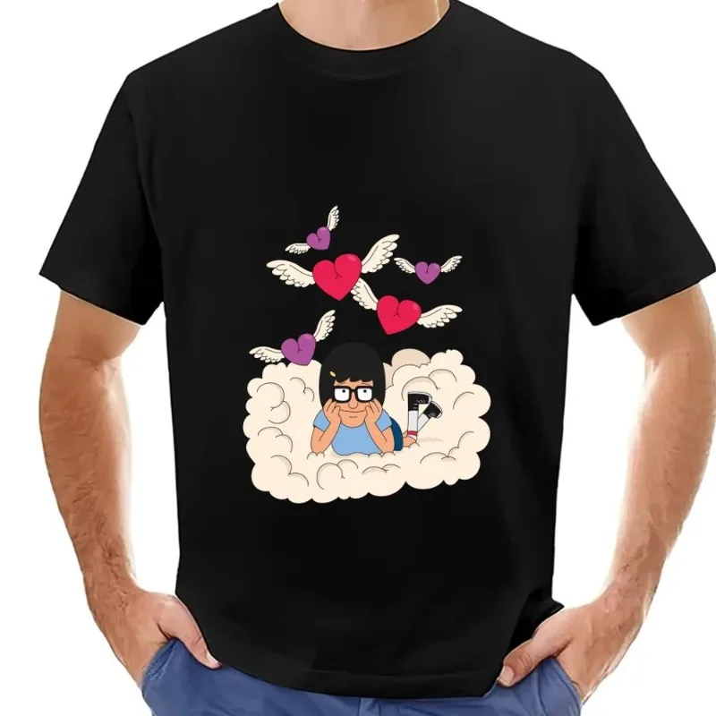 Крутая футболка с рисунком Bobs B-Burgers мужская комбинированная женская одежда для