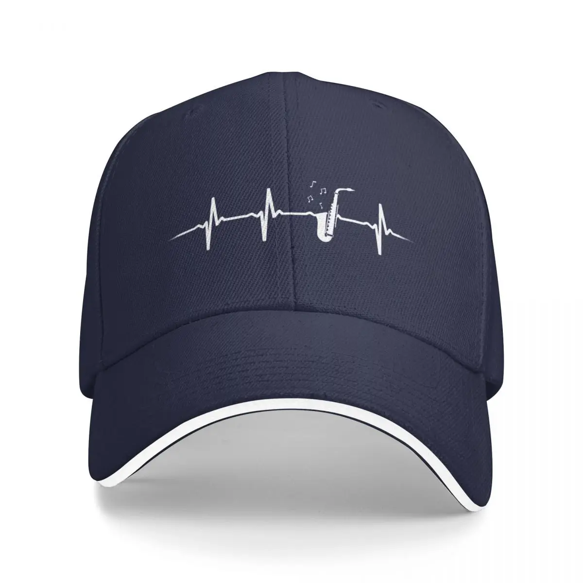 

New Saxophone Heartbeat Baseball Cap Sun Hat Custom Cap Men'S Hat Women'S 1