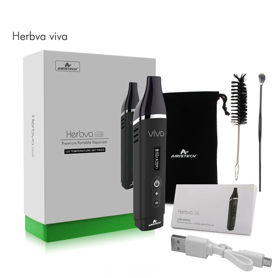 

Premium Convection Herbva Viva Tobacco Dry Herb Smoking Herbal Pipe Kit Portable Smoke Accessory Device