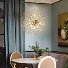 Современный хрустальный Подвесной Светильник Одуванчик люстра из ротанга подвесной светильник для гостиной подвесной светильник s в столовой люстра