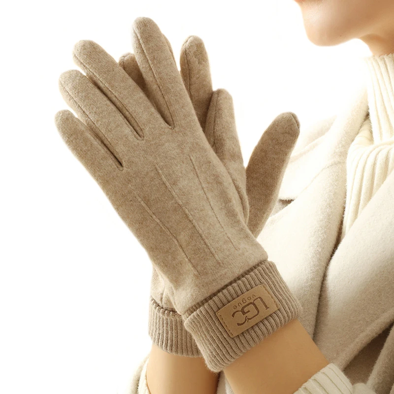 

Новые зимние женские сохраняющие тепло Модные Простые утепленные не раздутые перчатки для сенсорных экранов мягкие для спорта на открытом воздухе вождения велоспорта