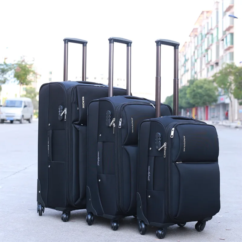 

High quality waterproof trolley case,Universal wheel suitcase, Large capacity anti-drop password luggage,20 inch boarding box