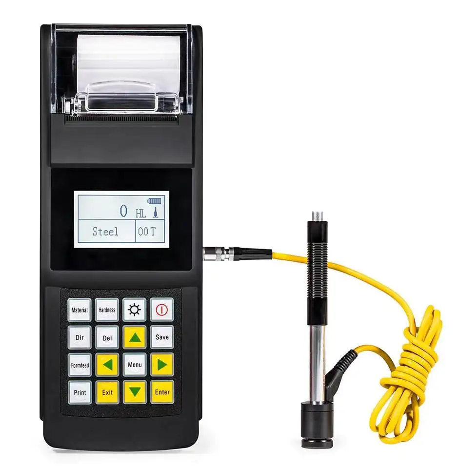 

Portable Leeb Hardness Tester Instrument Digital Hardness Meter Tester Gauge Metal Durometer With Range (170-960)HLD