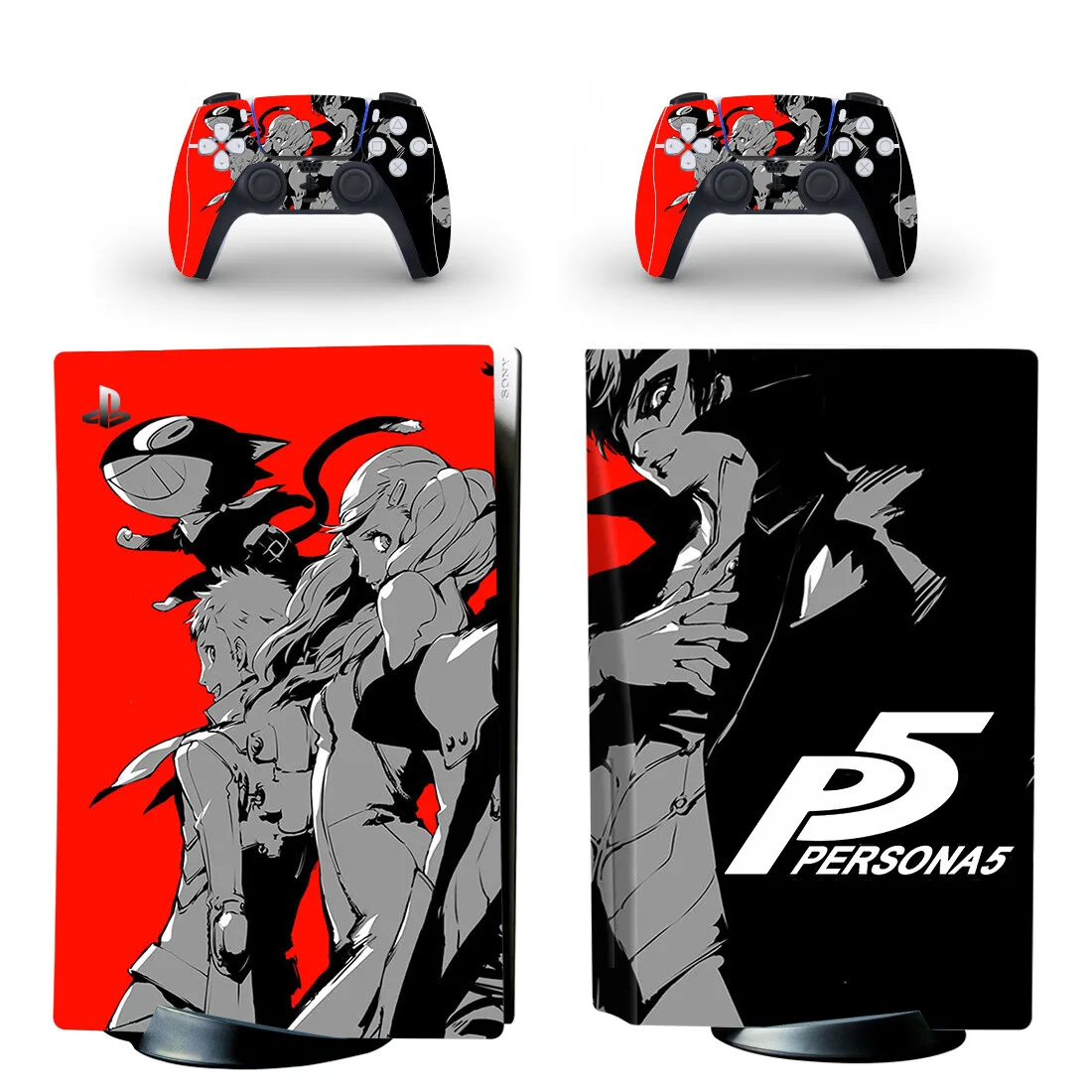

Persona 5 PS5 Disc Skin Sticker Decal Cover for Console Controller PS5 Disk Skin Sticker Vinyl