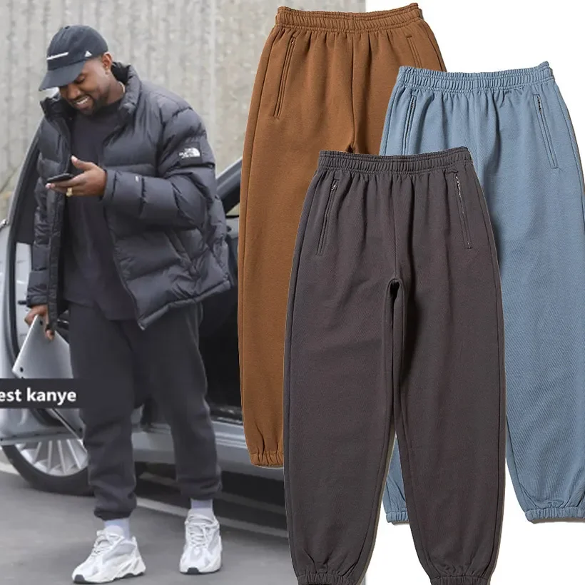 

Спортивные брюки для мужчин и женщин, сезон 6, штаны Kanye West, однотонные высококачественные флисовые брюки, брюки