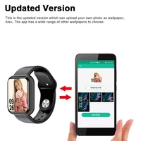 updated d20 pro smart watch macaron y68 pro bluetooth fitness tracker watch heart rate blood pressure smart bracelet d20s y68s