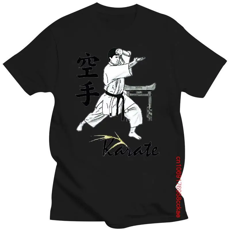 

Camiseta de alta calidad para hombre, camisa deportiva de Karate, cuello redondo, la más barata, a la moda, 032743