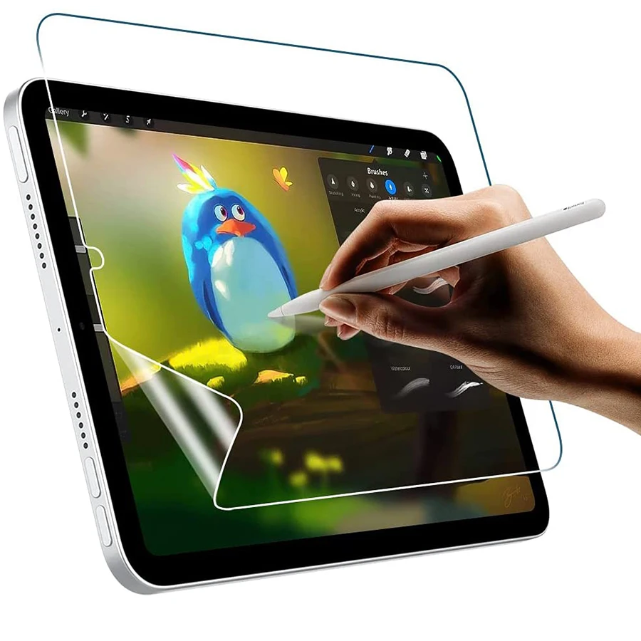 Hydrogel Film Screen Protector For iPad Pro 12.9 11 10.5 9.7 Air 1 2 3 mini 4 5 PET Anti-Glare Painting Film For Apple Pencil