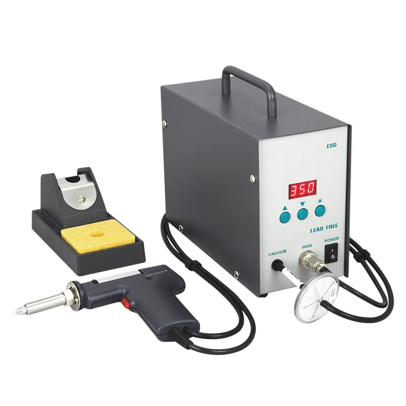 

220V Electric Suction Gun 120W High Frequency Digital Display Suction Tin, Original, Static Disassembly, 90W Tin Pump