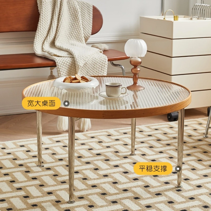 Журнальный столик из массива дерева в японском стиле роскошный современный