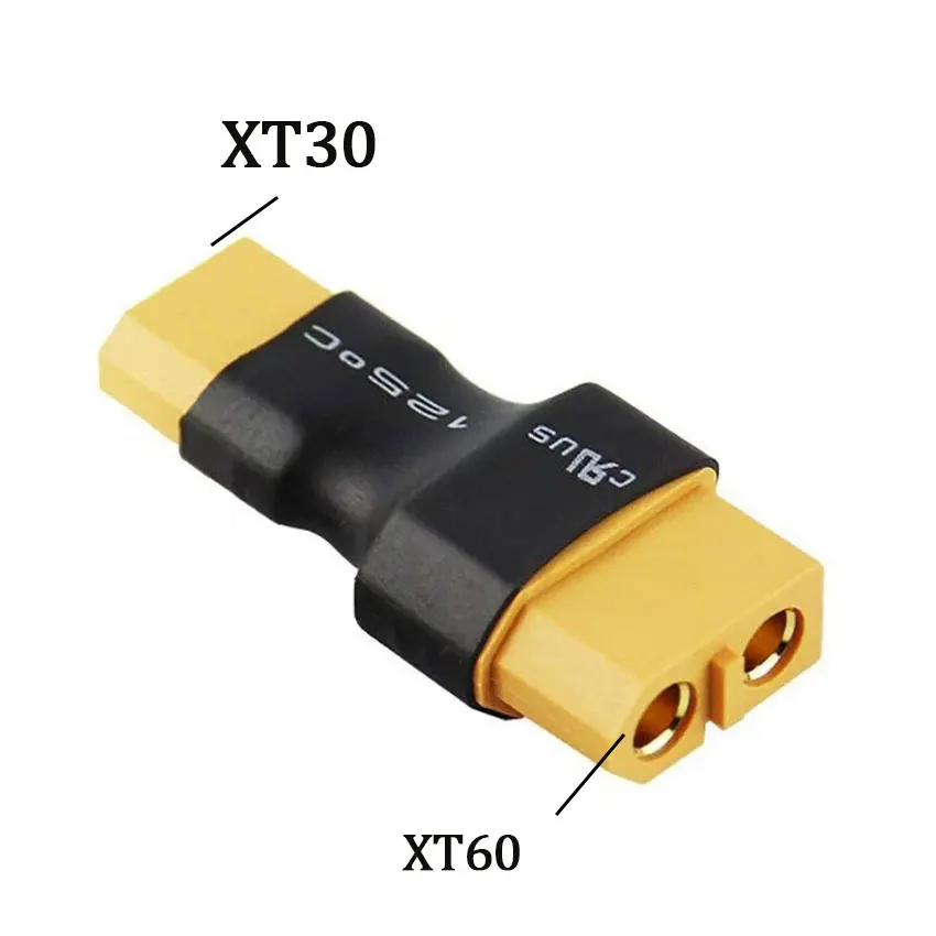 Фото 1-10 шт. XT60to XT30 разъем адаптер «папа/гнездо» 10 см 16AWG силиконовый провод кабель для RC FPV квадрокоптера CineLog35 детали дрона №4