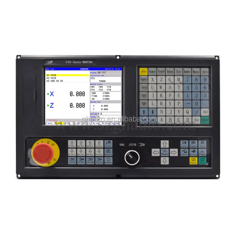 

2 axis CNC lathe controller NC control system for lathe machinery
