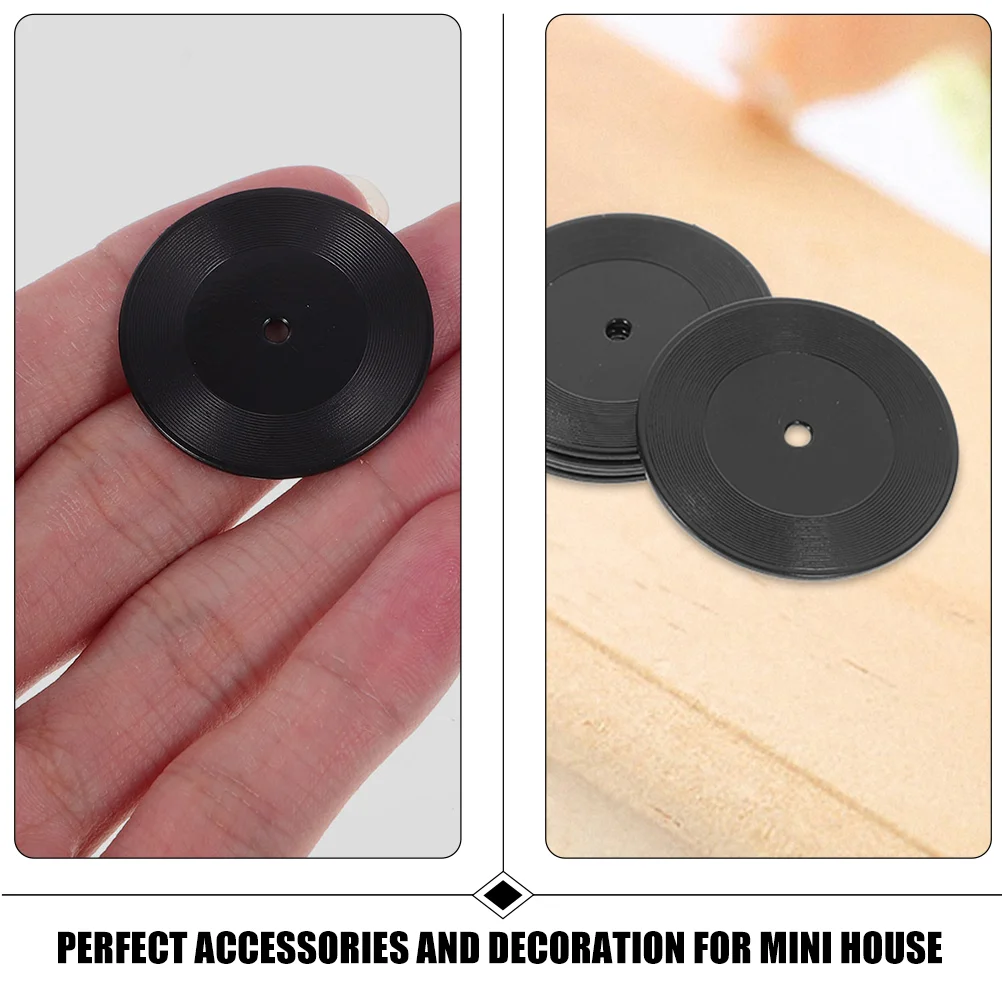 12 шт. пластинка CD настенный декор кукольный домик пластинки виниловые аксессуары