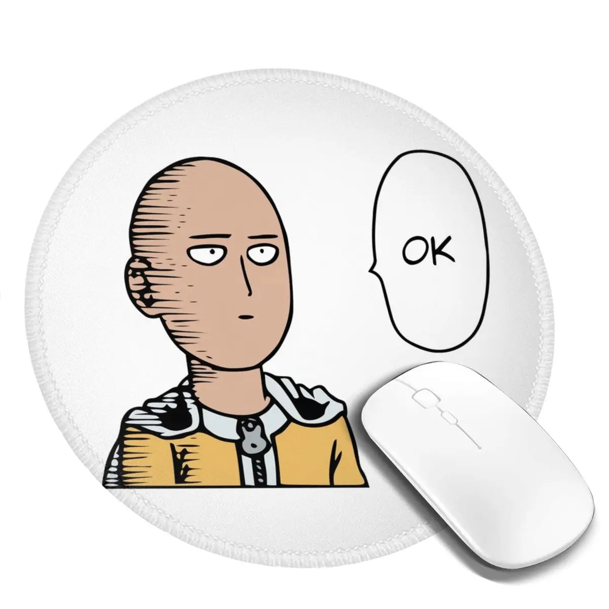 

Коврик для мышки One Punch Man Ok, резиновый Настольный коврик для мыши, подлокотник, симпатичный дешевый коврик для мыши с принтом