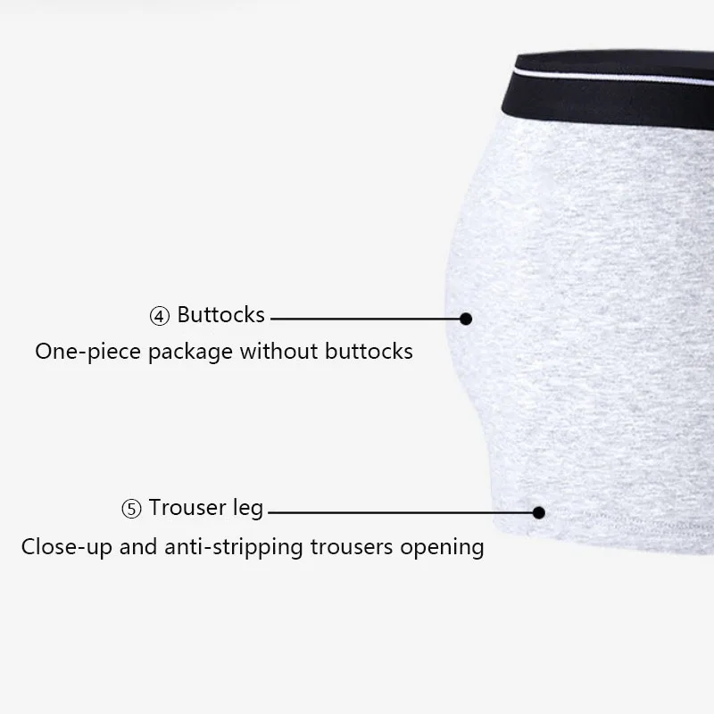 4Pcs/Lot Men's Boxer Shorts Boxers Underpants Male Stretch Shorts Comfortable Underwear Breathable Men Plus Size Boxer L-4XL