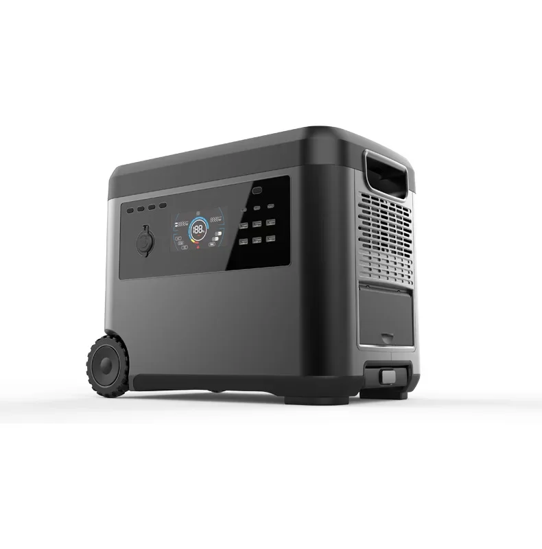 Наружная портативная электростанция для хранения солнечной энергии большой