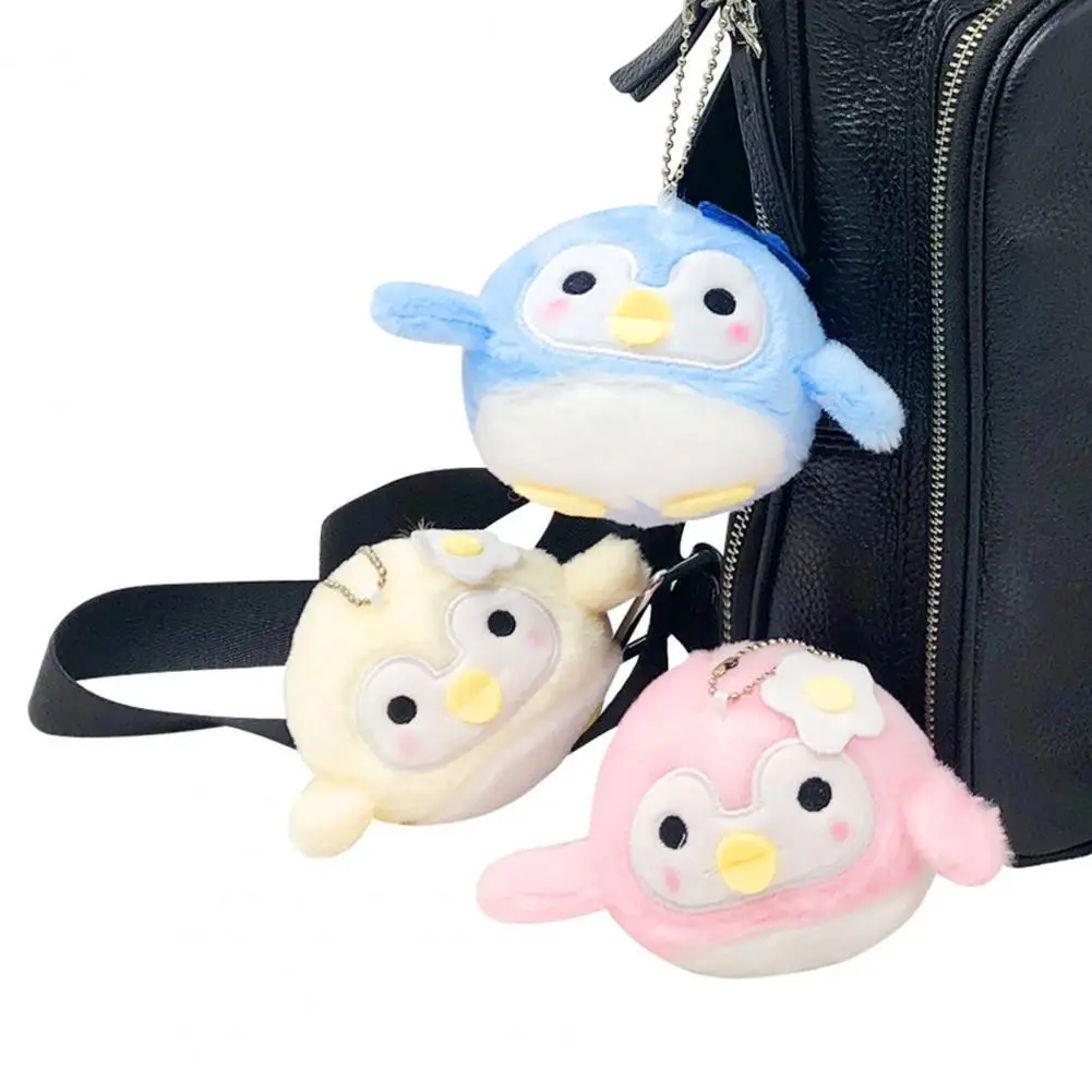 

Stress Reliever Stunning Cute Penguin Stuffed Doll Keychain Compact Doll Keychain Comfortable for Backpack Decor