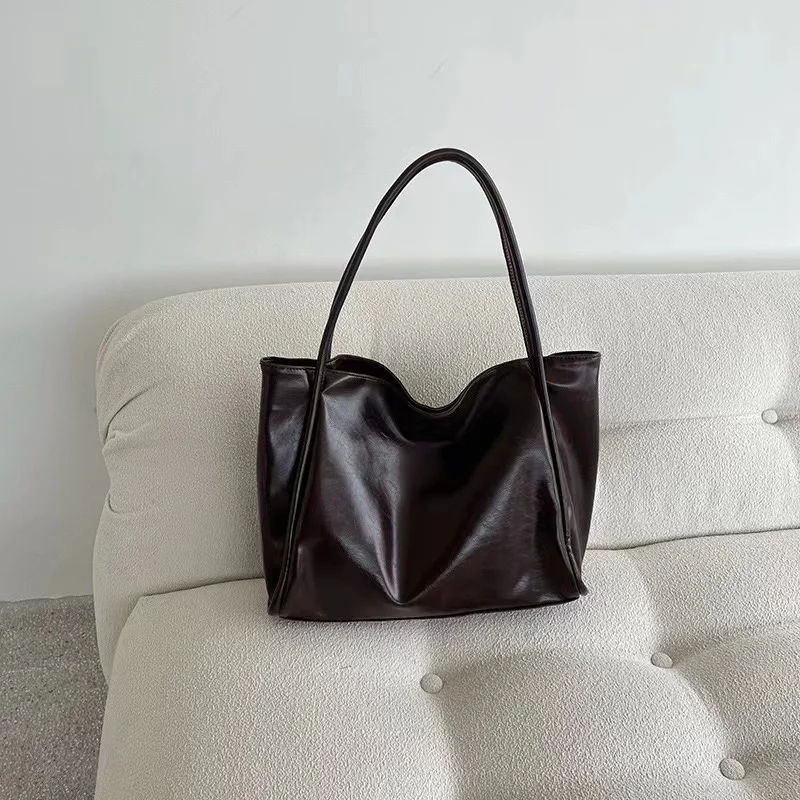 

Casual Fashion Fashion Handbag 2022 Autumn New Women's PU Tote Bag Versatile Design Large Capacity One Shoulder Underarm Bag
