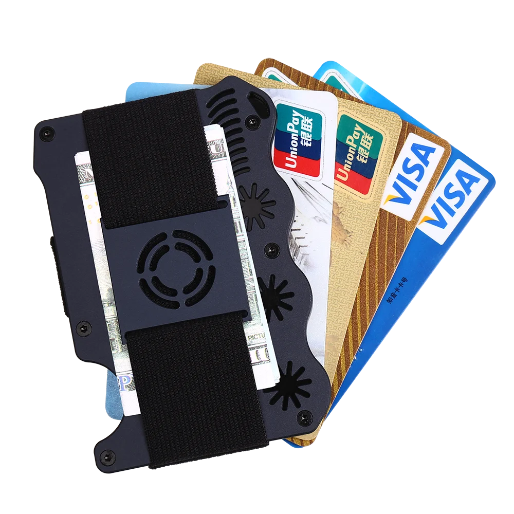 Man Metal Credit Card Holder Wallet Credential ID Bank Business Card Passport Case Cardholder for Men and Women