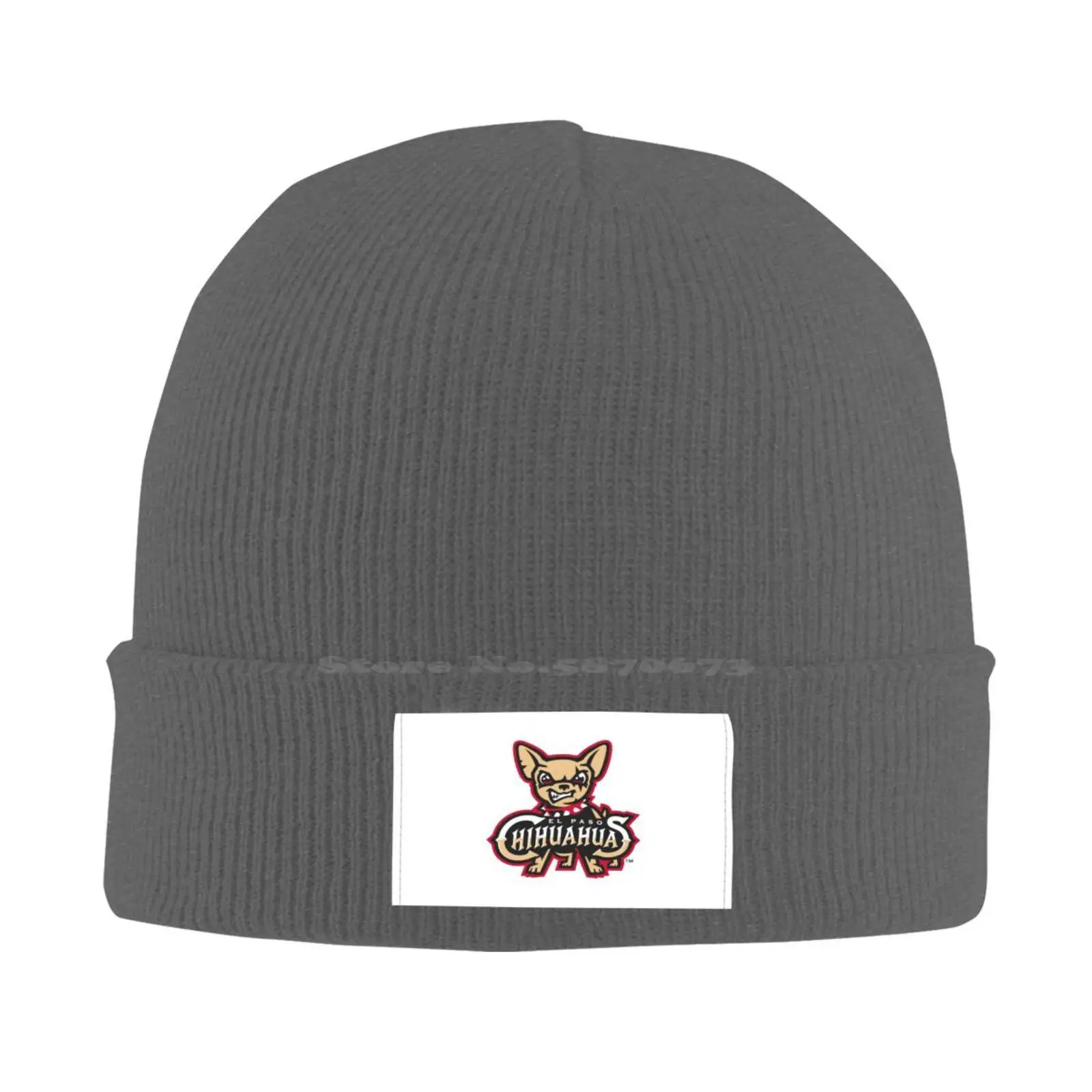El Paso Chihuahuas Logo Print Graphic Casual cap Baseball Knitted hat