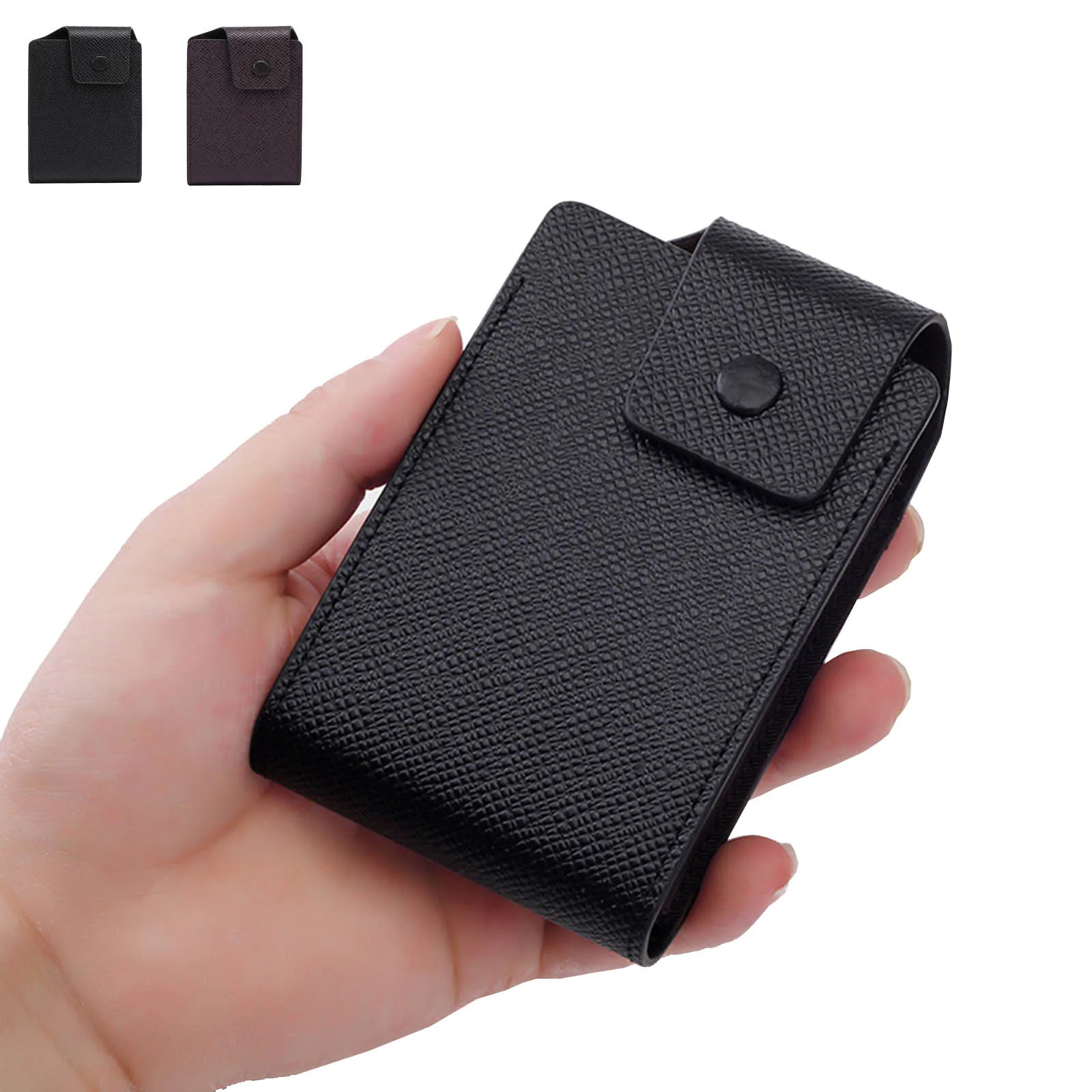 Мужской тонкий кошелек 10-15 кредитных карт Женский практичный бумажник сумки для