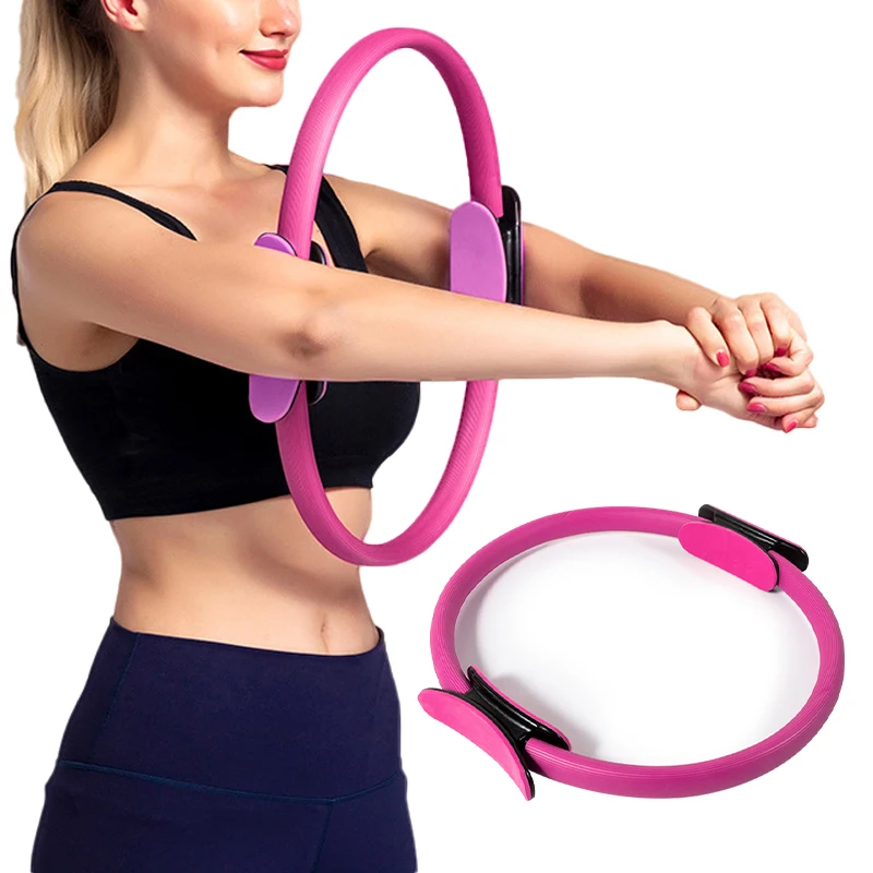 Ring Resistance Ring Crescent Handle Yoga Exercise Fitness Body Shaping Self-cultivation Ring High Elasticity Compression Home