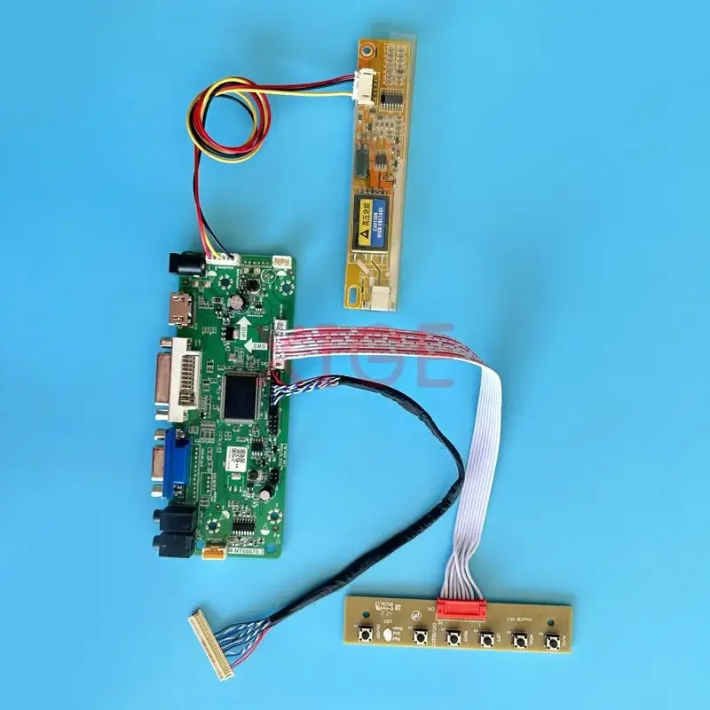 

Плата контроллера драйвера MNT68676 подходит для Φ B156XW01 V0 Matrix HDMI-совместимая с VGA DVI 1CCFL 30Pin LVDS Kit DIY 1366*768