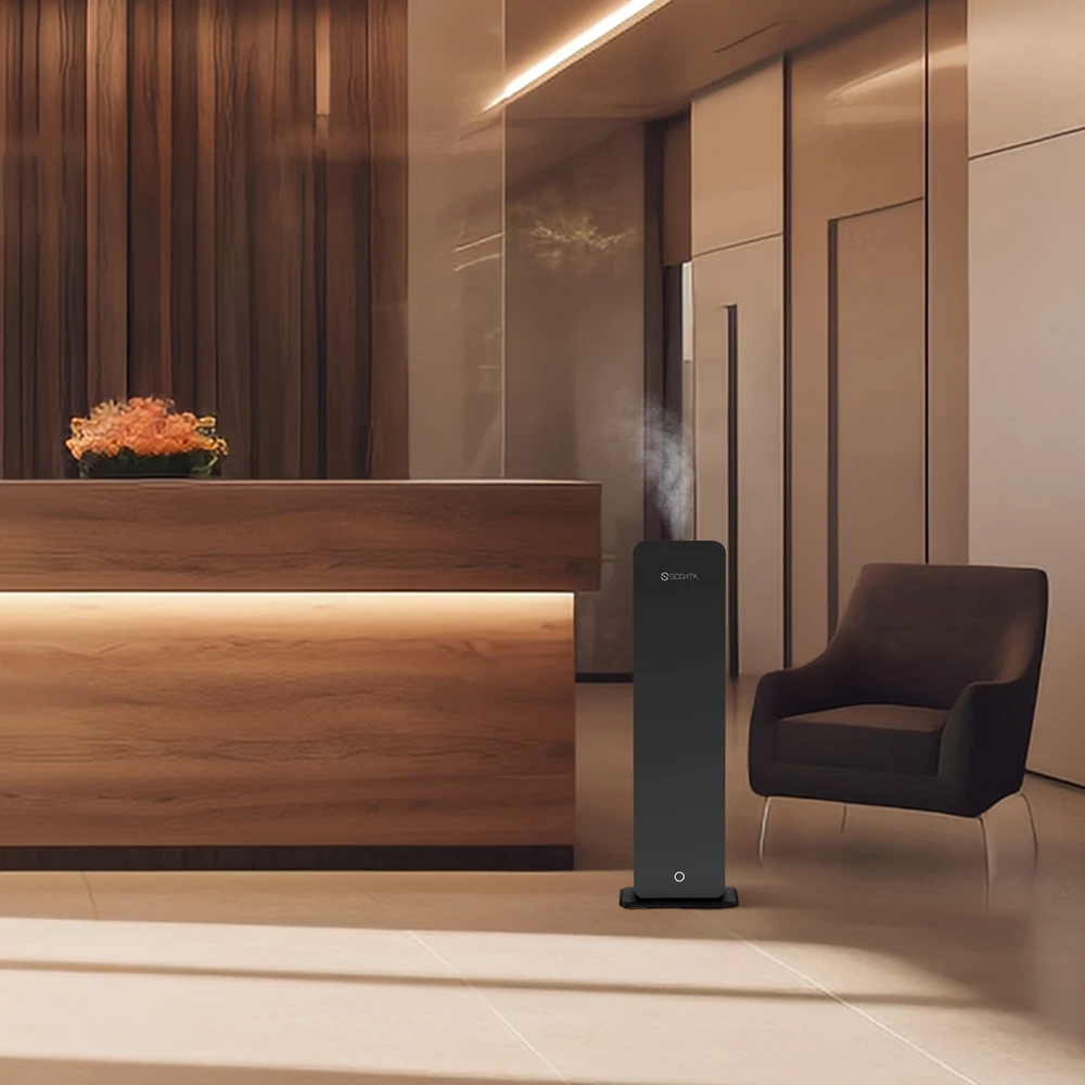 Металлический портативный мини-вентилятор SCENTA нового дизайна 2023 года