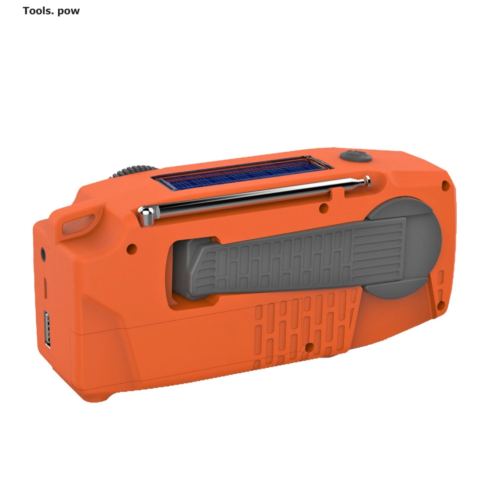 2000mah emergency lamp led radio solar hand crank amfmnoaa radio flashlight phone charger for outdoor traveling tools 031 free global shipping