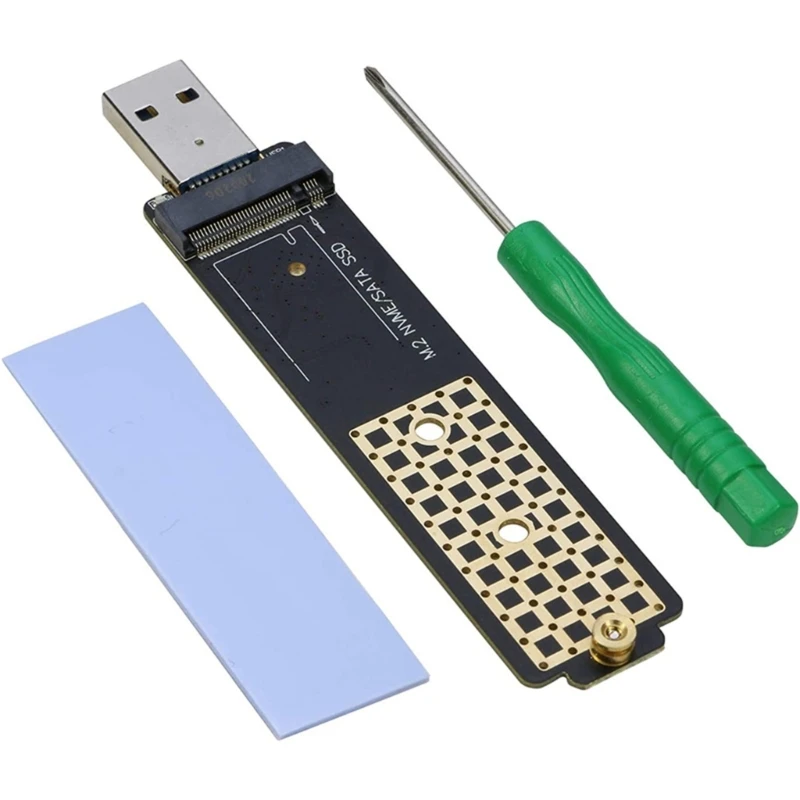 

Адаптер H4GA NVME/SATA USB 3,1 для NVMe (PCI-e) M-Key и M/B-Key на основе SSD