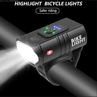 led bicycle light front usb rechargeable mtb mountain bicycle lamp 1000lm bike headlight cycling flashlight bike accessories b