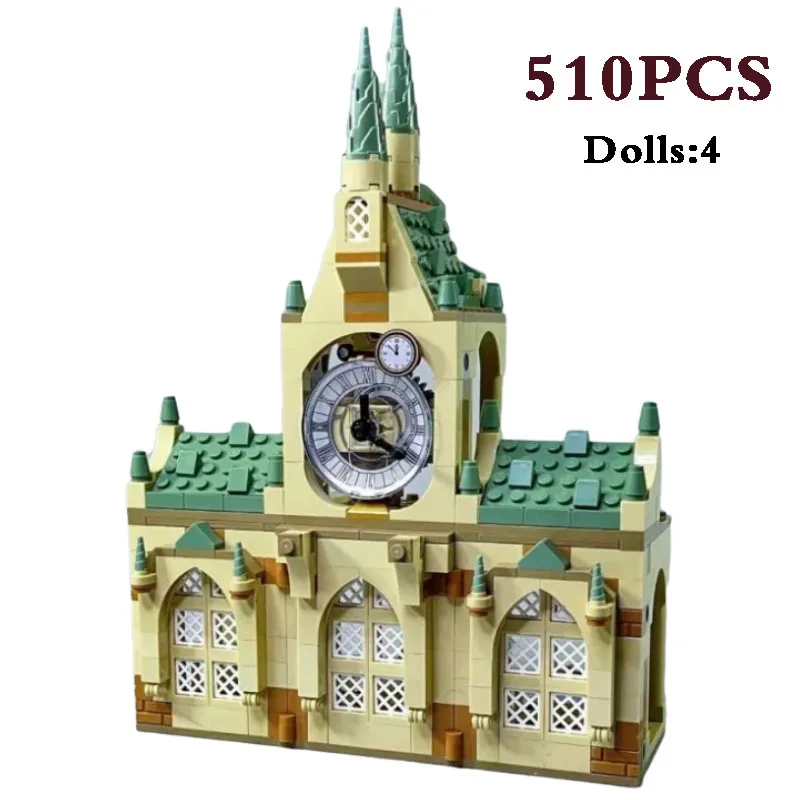 

Новинка, школа Харрис, больница, крыло, 76398 Поттер, волшебные фильмы, модель, строительные блоки, наборы, набор, детские игрушки для детей, под...