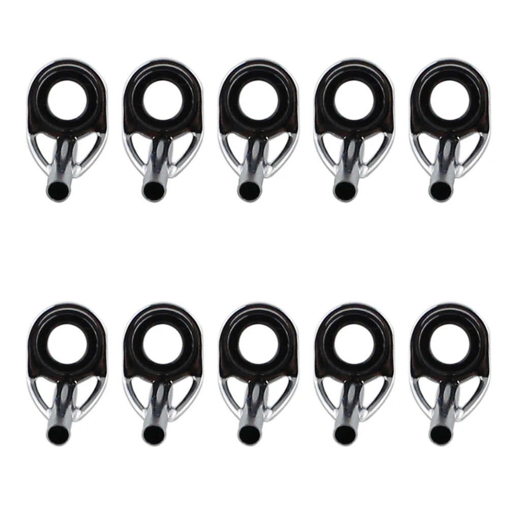 

100x Fishing Fish Rod Tip Guide Rings Guide Fish Fishing Repair Kit Rings Stainless Steel + Ceramic Accessories