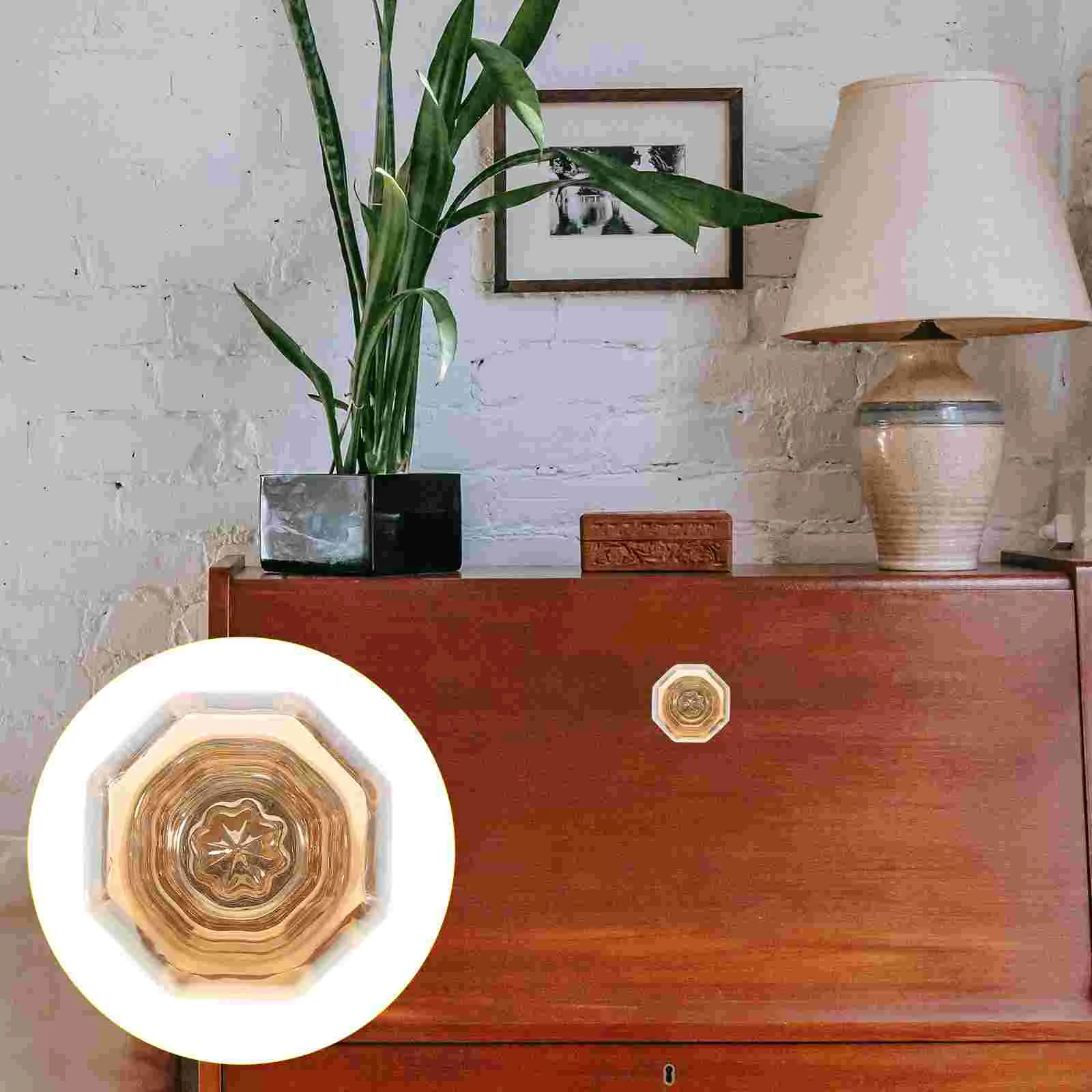 

Dresser Drawer Knob Glass Cabinet Cupboard Handle