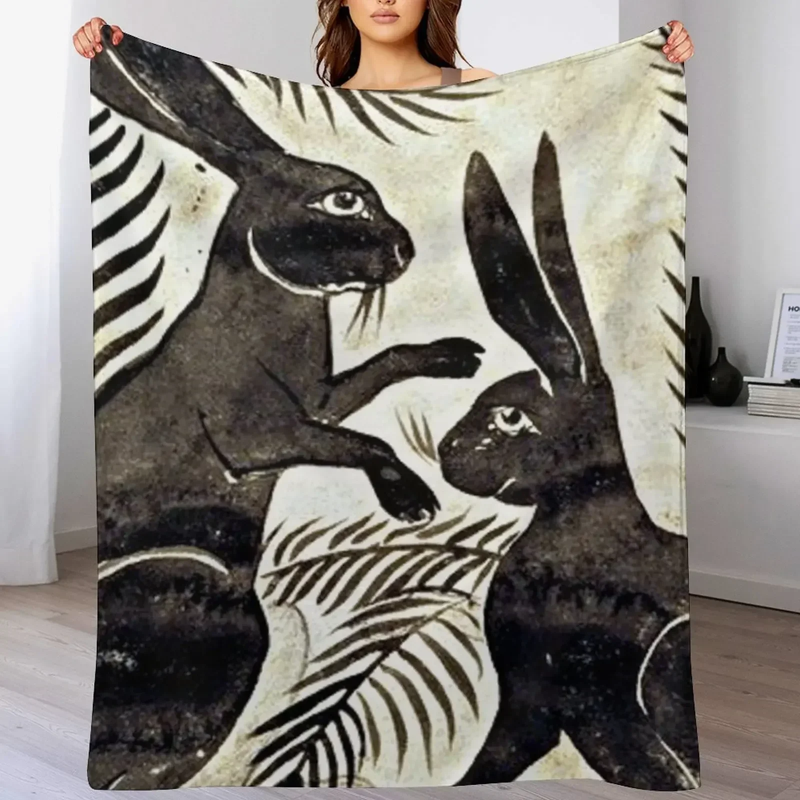 Одеяло William De Morgan Hares зимние кровати тяжелые декоративные диваны меховые одеяла