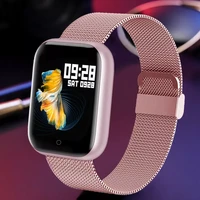 pink smart watch women smartwatch electronics smart clock for android ios sport fitness tracker single point touch smart watch