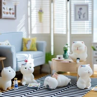 original anime baby cat flocking blind box action figure toys kawaii desktop model doll girlfriend birthday gift collection