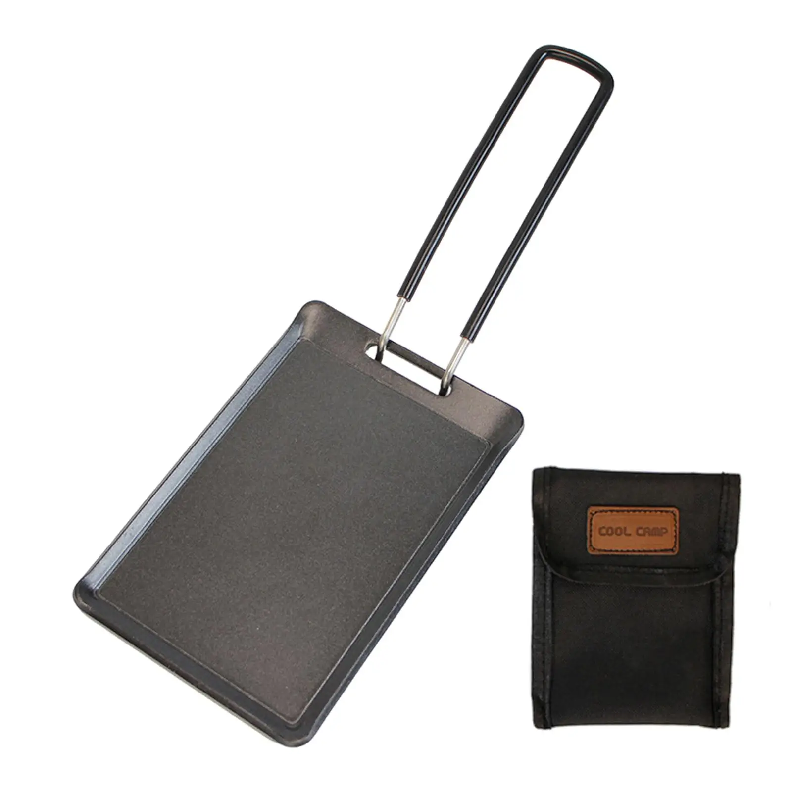 

Mini BBQ Grill Pan Barbecue Griddle Frying Pan for Camping Outdoor Picnic