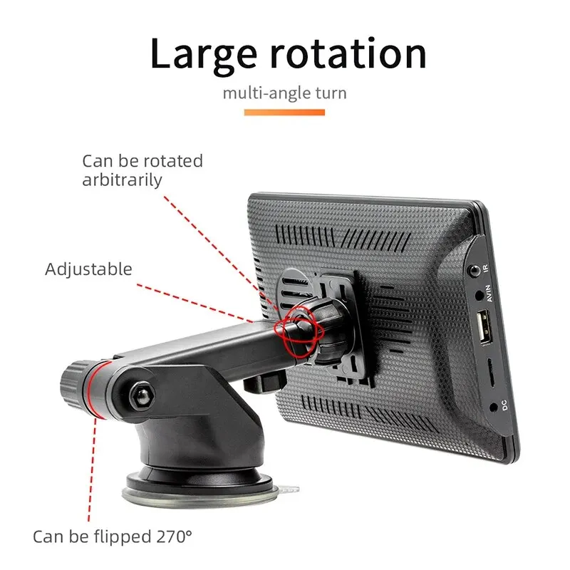 Портативный беспроводной 7-дюймовый автомобильный MP5-плеер со стандартным