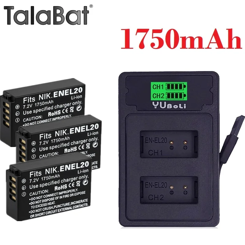 

Зарядное устройство USB типа C для Nikon Coolpix P1000 Nikon1 J1, J2, J3 Nikon1 AW1, 4 шт.