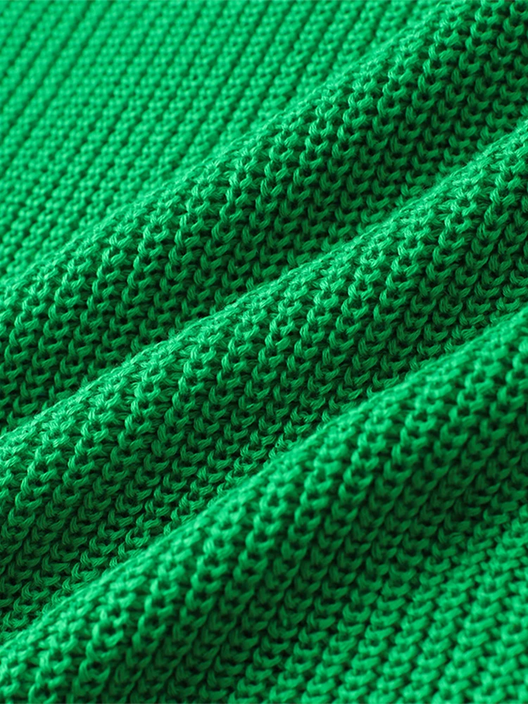 Женское однотонное трикотажное платье-свитер с потертостями женские пуловеры