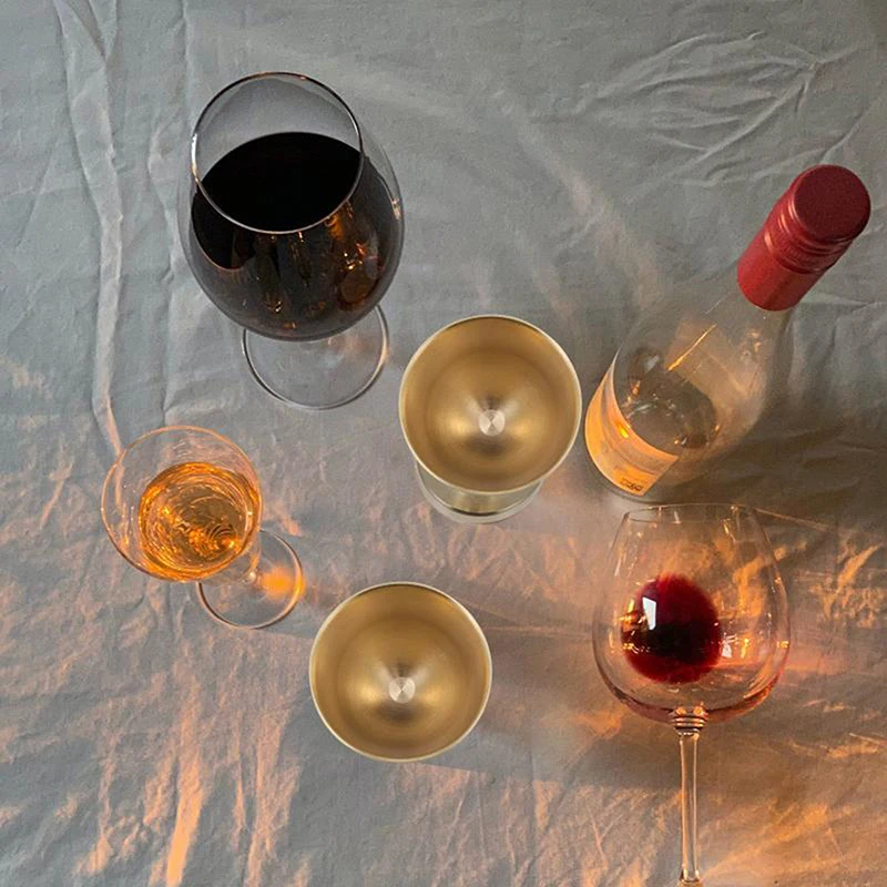 Латунная чашка для приготовления напитков металлическая аксессуары дома