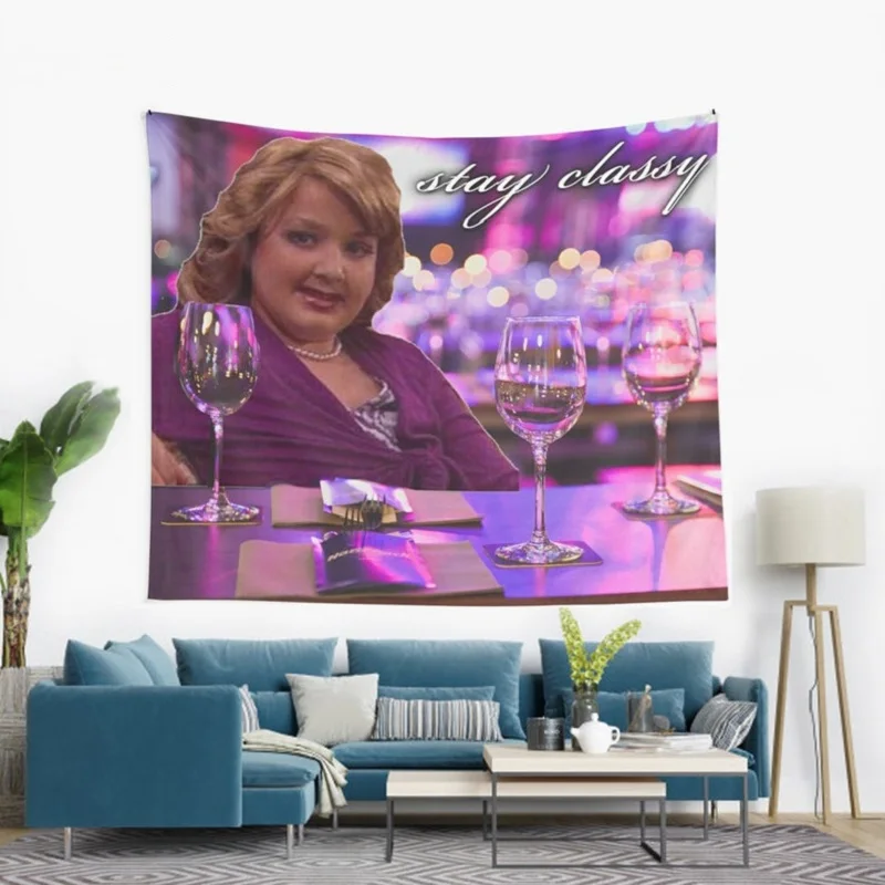 

Шикарный гобелен девушки Gibby At The Bar, гиппи, полиэстер, настенные гобелены, чехол для дивана, домашний декор