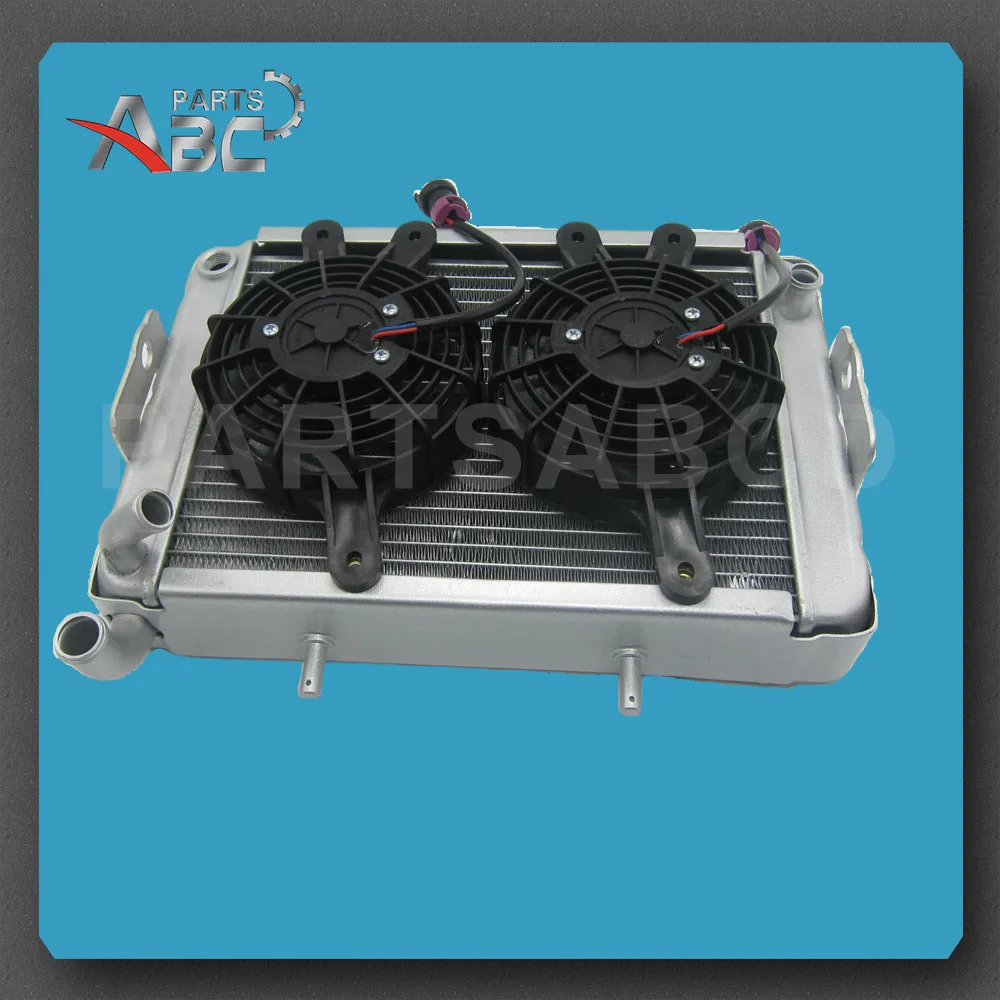 Cooling Radiator and Fan Assy With Waterproof Plug for Linhai Hytrack 260cc 300cc LH260 LH300