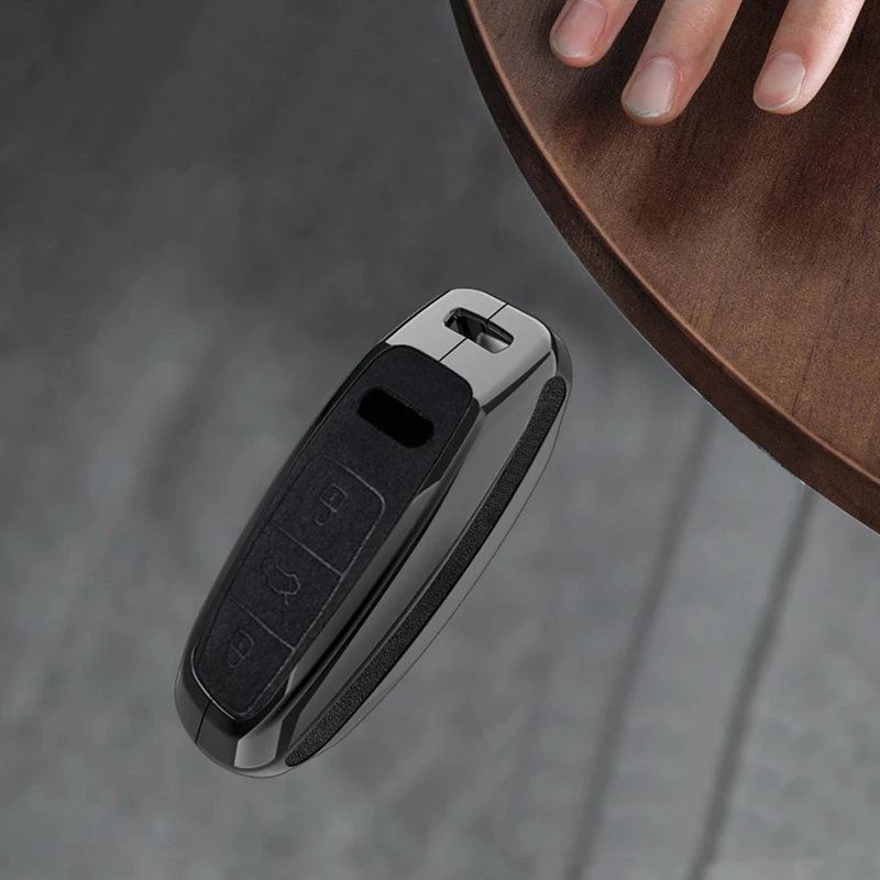 Автомобильный брелок для ключей Защитная крышка Audi чехол A6 C8 A7 4KA A8 4N2 4N8 Q8 4MN