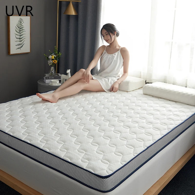 UVR High Grade Thicken Latex Mattress Memory Foam Filling Not Collapse Floor Mat Comfortable Cushion Full Size Tatami Pad Bed