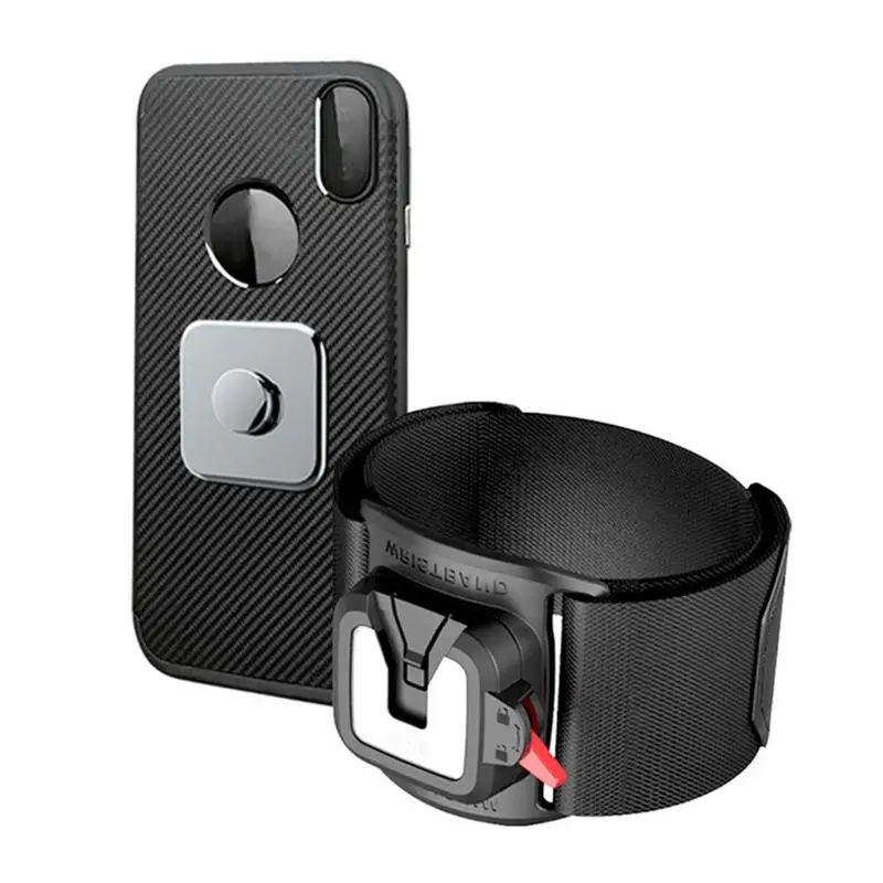 

Wrist Band Cell Phone Holder Mobile Phone Wristband One-key Lock And Take Universal Wrist Strap Phone Holder For Running Cycling